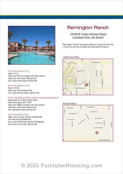 Remington Ranch Apartments - Walk Up - 12740 West Indian School Road, Litchfield Park, AZ  85340 - LG - 65564