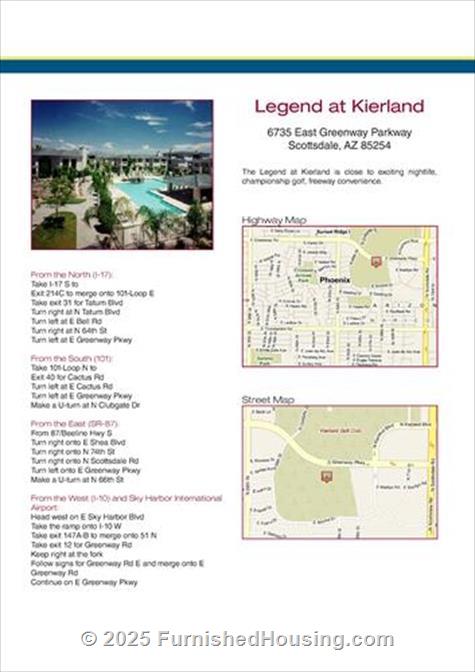 The Legend At Kierland - Garden-Apt - 6735 East Greenway Parkway, Scottsdale, AZ  85254 - LG - 65558